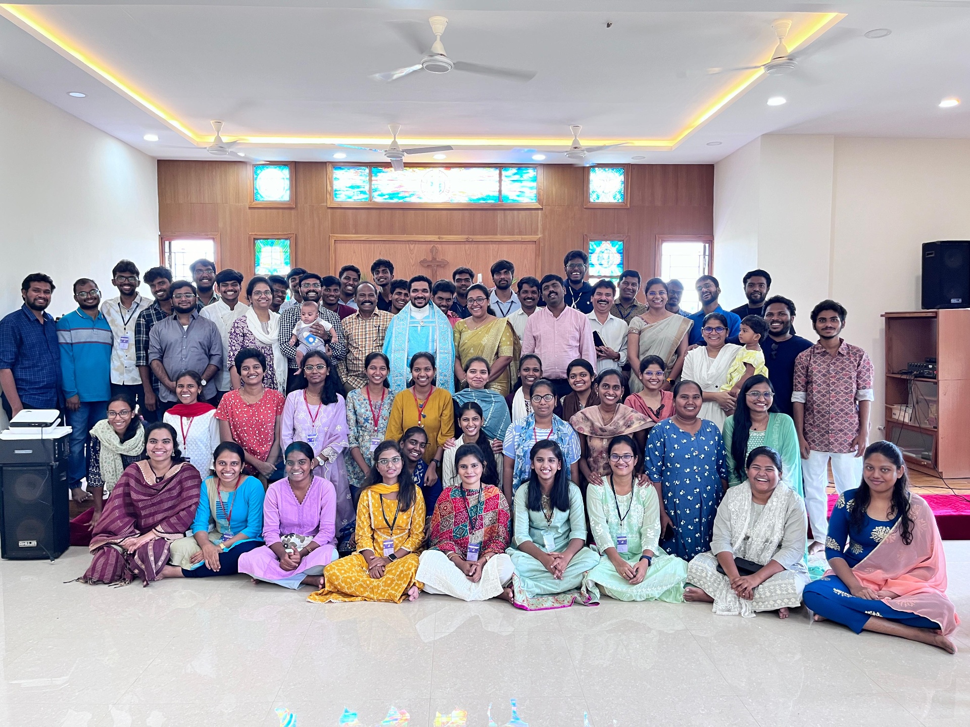 EMFI Connect camp group photo at Krupa Sadanam, September 2024